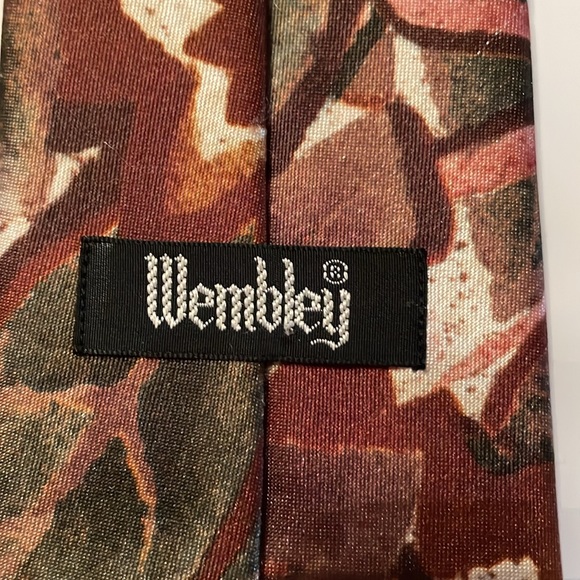 Wembley Necktie’s Ties 2 Abstract & Tropical Retro Necktie - Picture 7 of 7